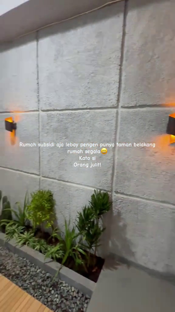 Diejek karena ingin punya taman belakang di rumah subsidi, 9 potret usai renovasi bikin si julit kicep