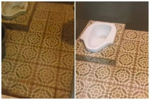 Trik ampuh hilangkan kerak di lantai kamar mandi pakai 2 bahan dapur, sekaligus bikin wangi tahan lama