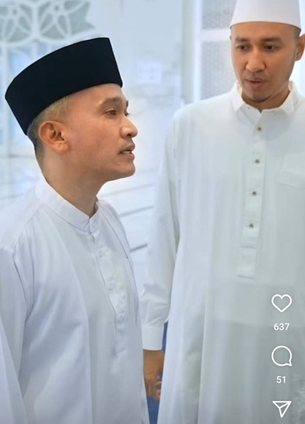 Ruben Onsu umumkan mualaf, jalani Salat Id perdana bareng Ivan Gunawan, ini 11 potretnya