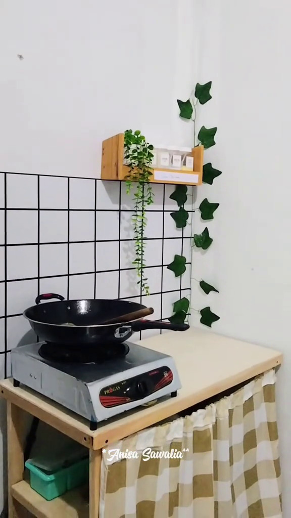 Awalnya berantakan, 9 potret makeover dapur kos satu petak ini visualnya ciamik nggak terasa sumpek