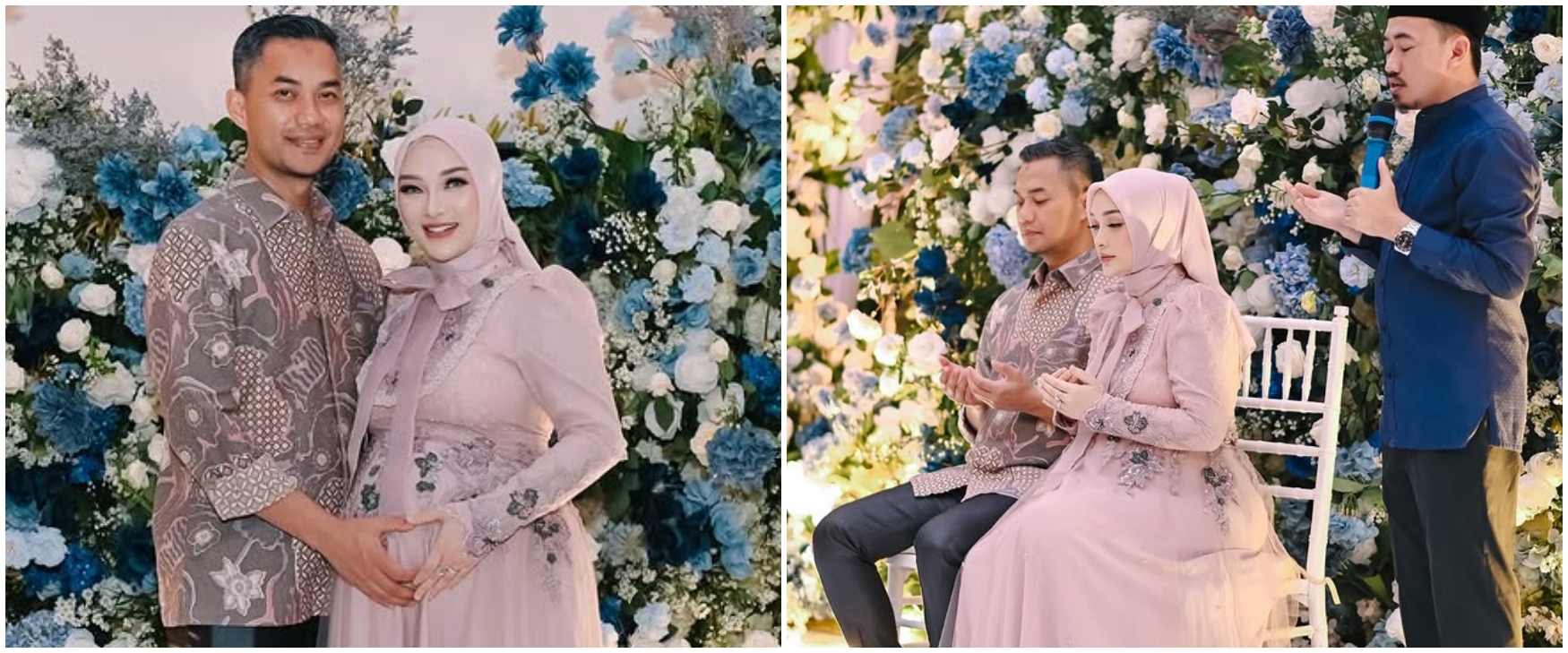 Momen bahagia Zaskia Gotik melahirkan anak ketiga lewat persalinan normal