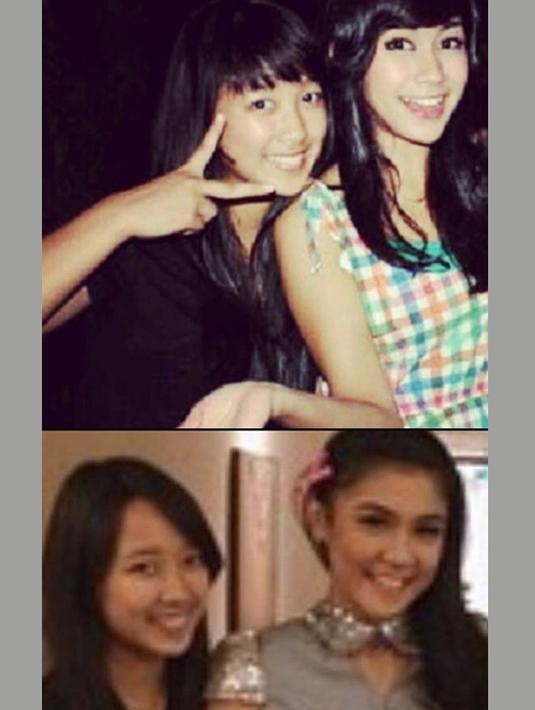 Sebelum terkenal 11 seleb ini pernah foto bareng artis Tanah Air, paras Anya Geraldine manglingi