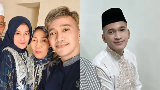 7 Potret penampilan Ruben Onsu rayakan Idulfitri perdana usai mualaf, pakai baju koko dan berpeci