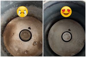 Jangan asal oles, begini cara benar bersihkan kerak gosong di dasar magic com pakai pasta gigi