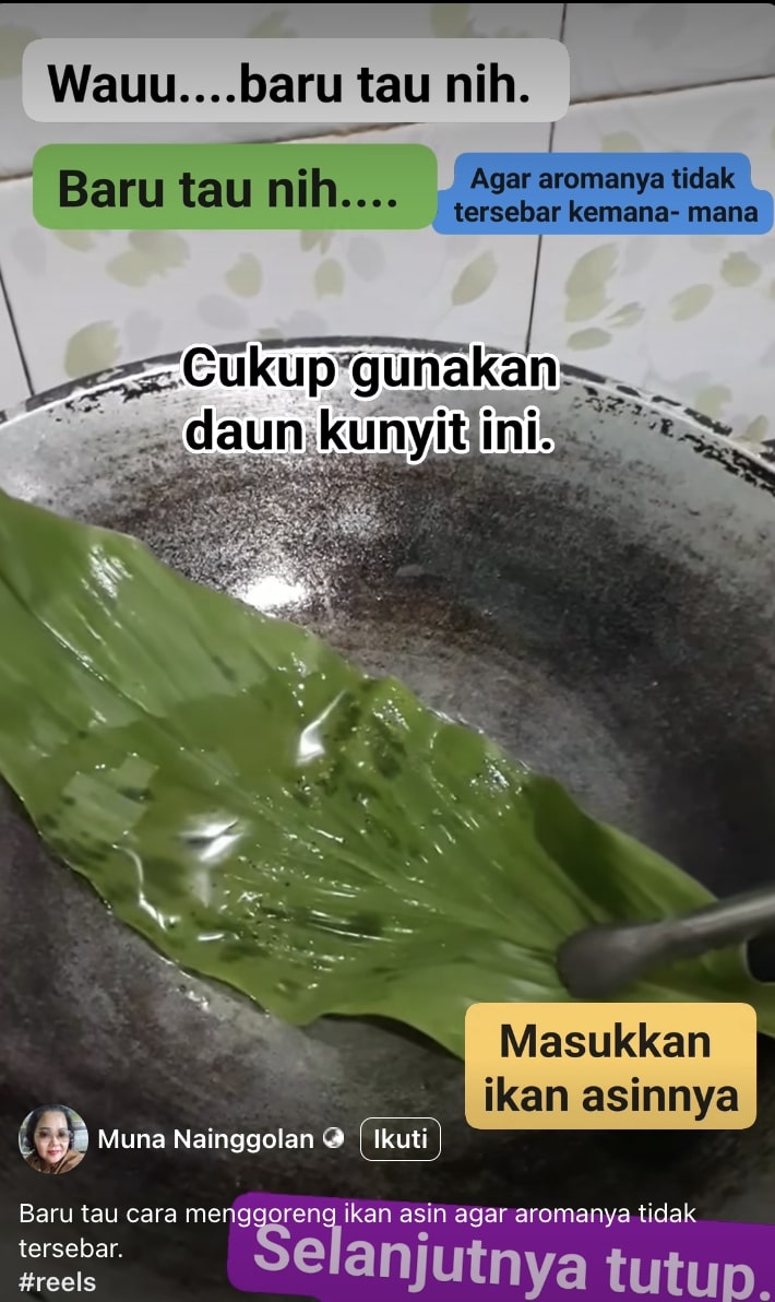 Goreng ikan asin baunya selalu menyebar? Mungkin kamu lupa pakai 1 bahan ini