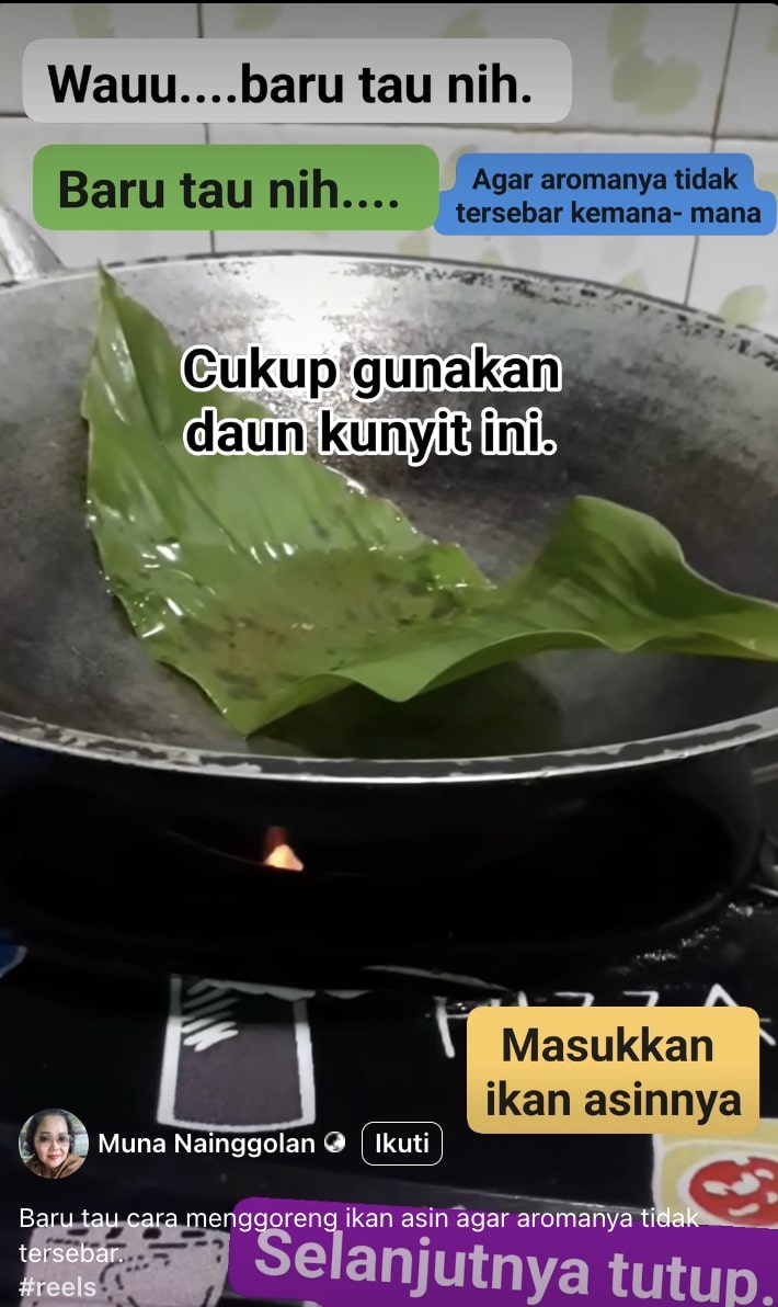 Goreng ikan asin baunya selalu menyebar? Mungkin kamu lupa pakai 1 bahan ini