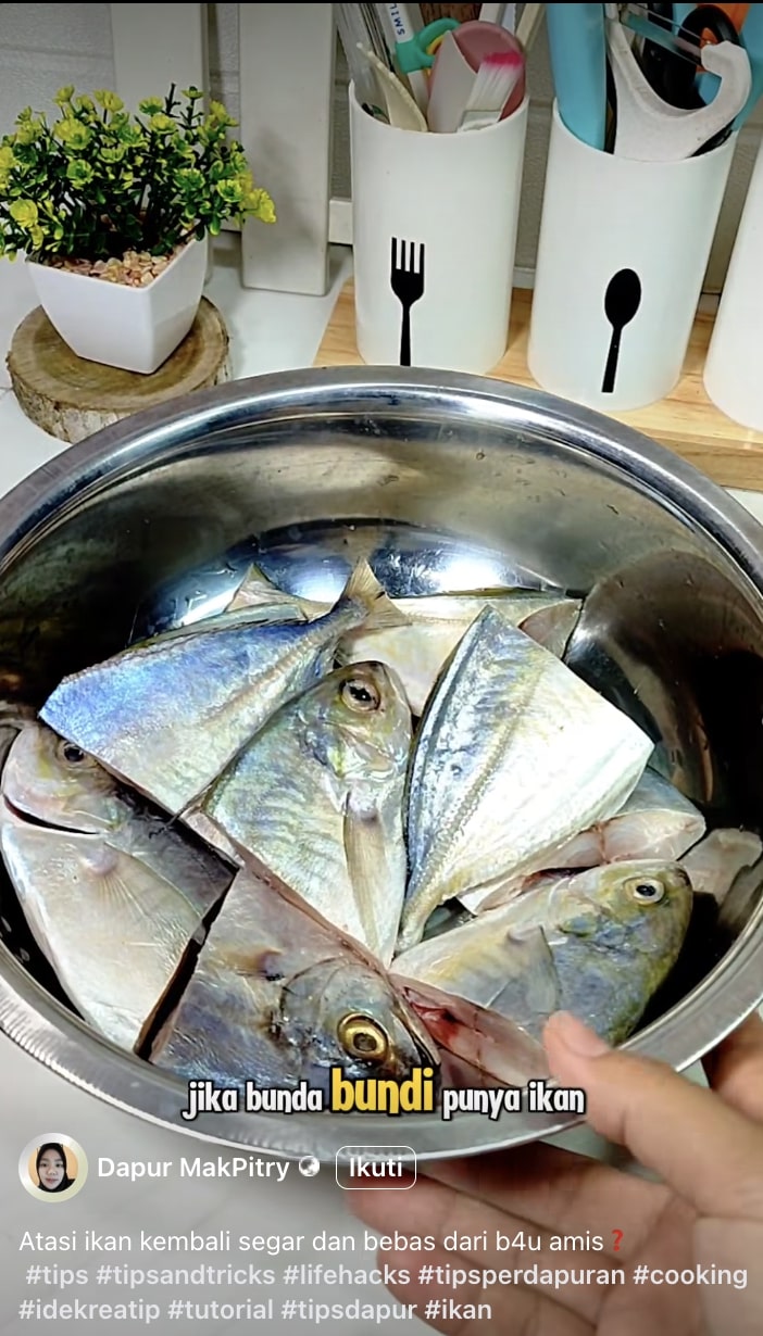 Cuma butuh 1 jenis minuman, ikan bau amis bisa jadi segar dan wangi alami