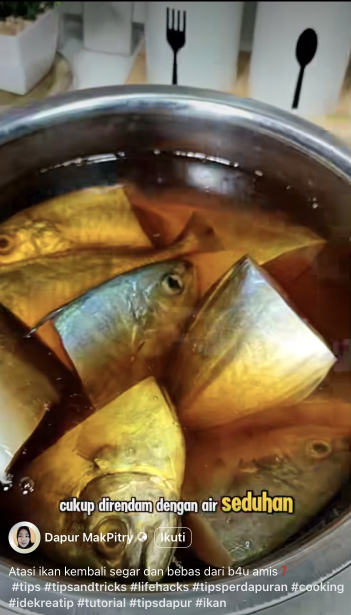 Cuma butuh 1 jenis minuman, ikan bau amis bisa jadi segar dan wangi alami