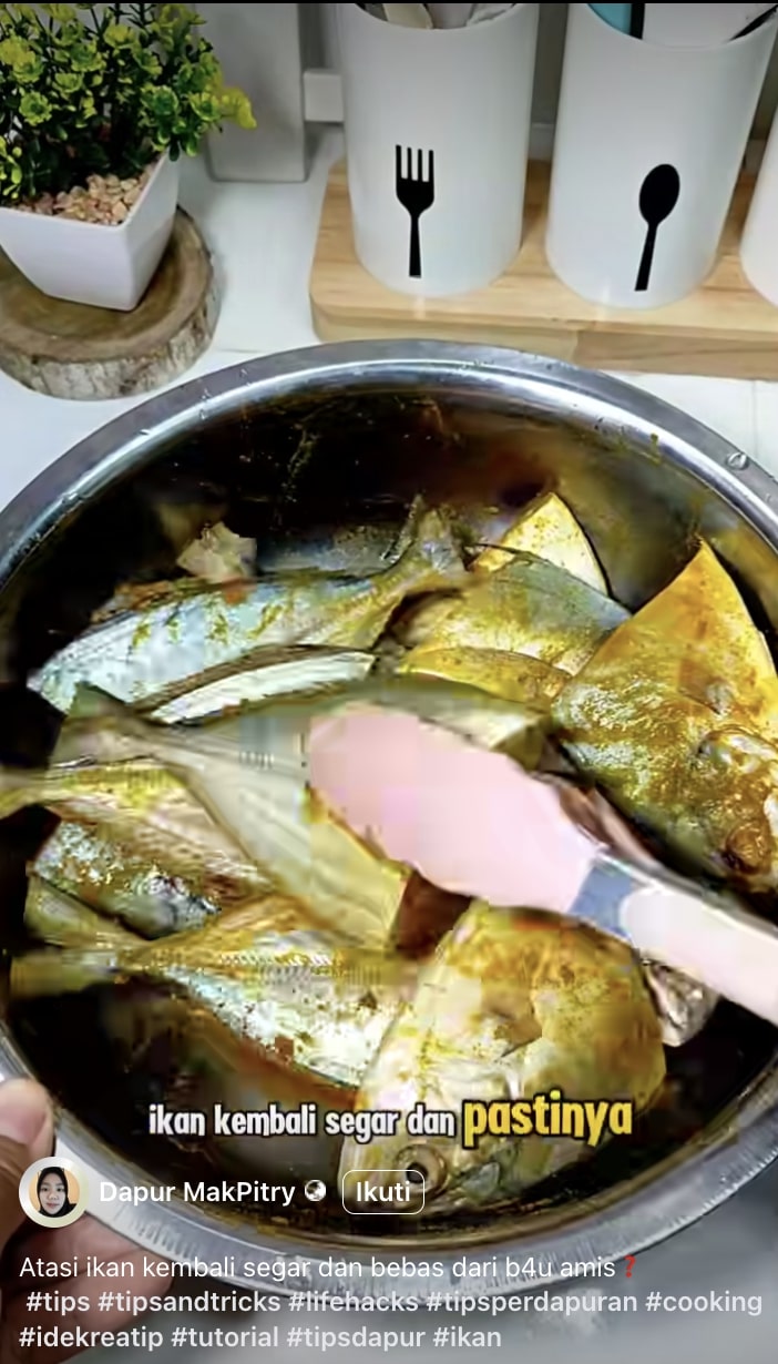 Cuma butuh 1 jenis minuman, ikan bau amis bisa jadi segar dan wangi alami