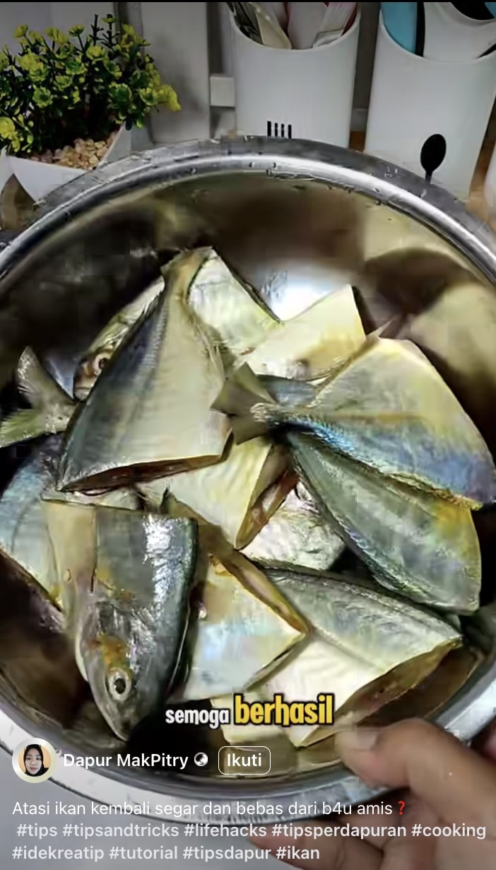 Cuma butuh 1 jenis minuman, ikan bau amis bisa jadi segar dan wangi alami