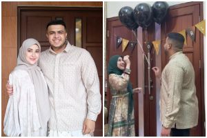 9 Potret Miskah kakak ipar Fadil Jaidi gelar gender reveal dadakan, kesederhanaannya tuai pujian