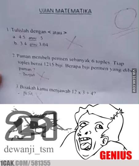 Niat jawab ujungnya melawak, 15 jawaban lucu siswa ini bikin guru senyum kesal