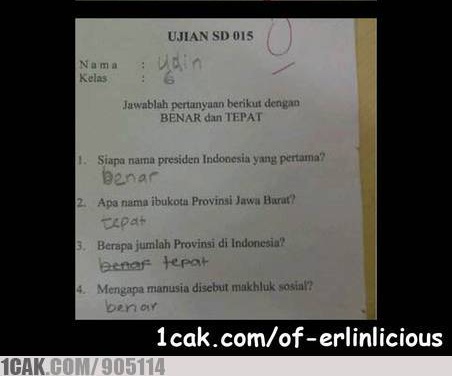 Niat jawab ujungnya melawak, 15 jawaban lucu siswa ini bikin guru senyum kesal