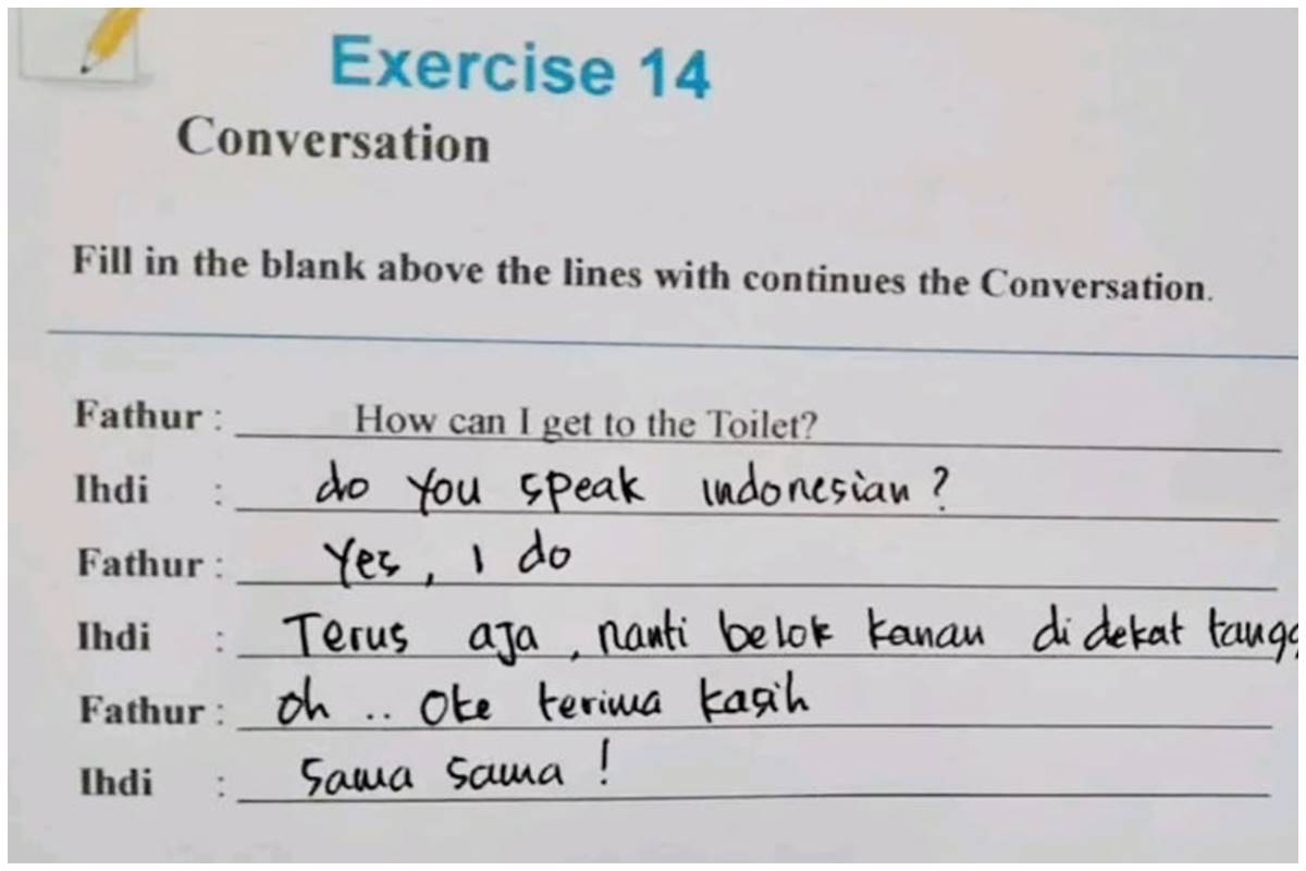 11 Jawaban lucu di soal pelajaran bahasa ini isinya susah ditebak