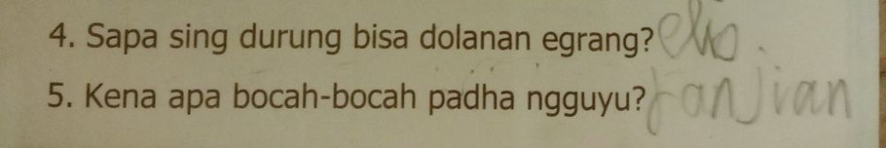 11 Jawaban lucu di soal pelajaran bahasa ini isinya susah ditebak