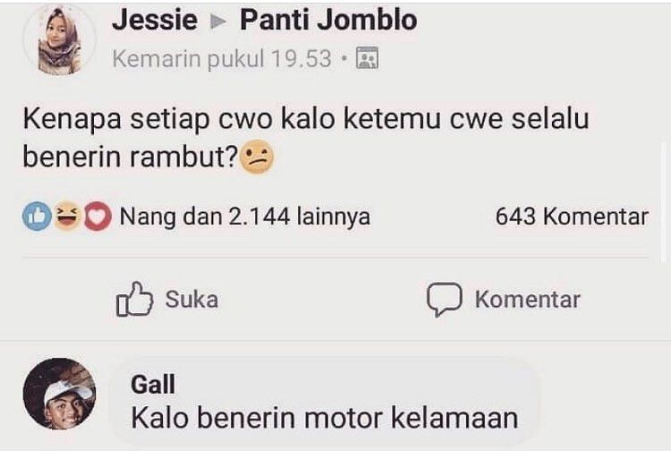13 Jawaban kocak dan nyeleneh di postingan Facebook ini bukti warganet +62 nggak pernah serius