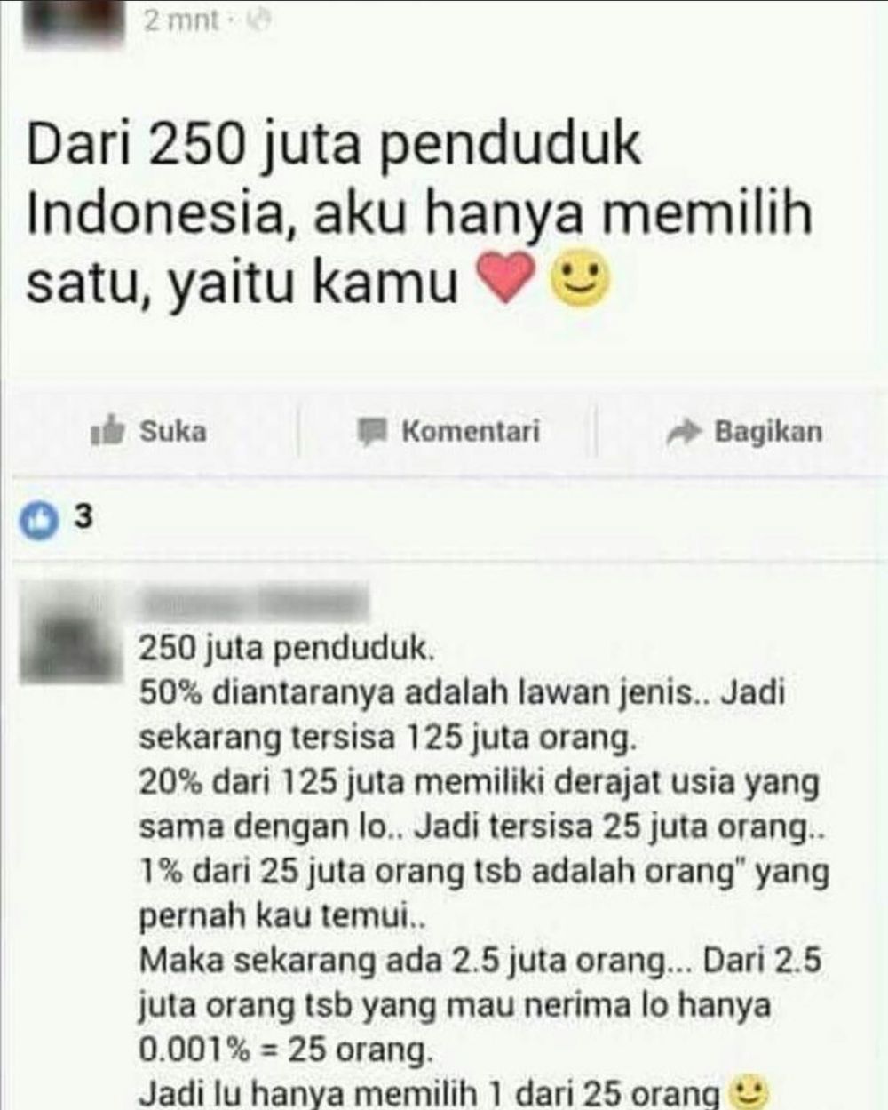 13 Jawaban kocak dan nyeleneh di postingan Facebook ini bukti warganet +62 nggak pernah serius