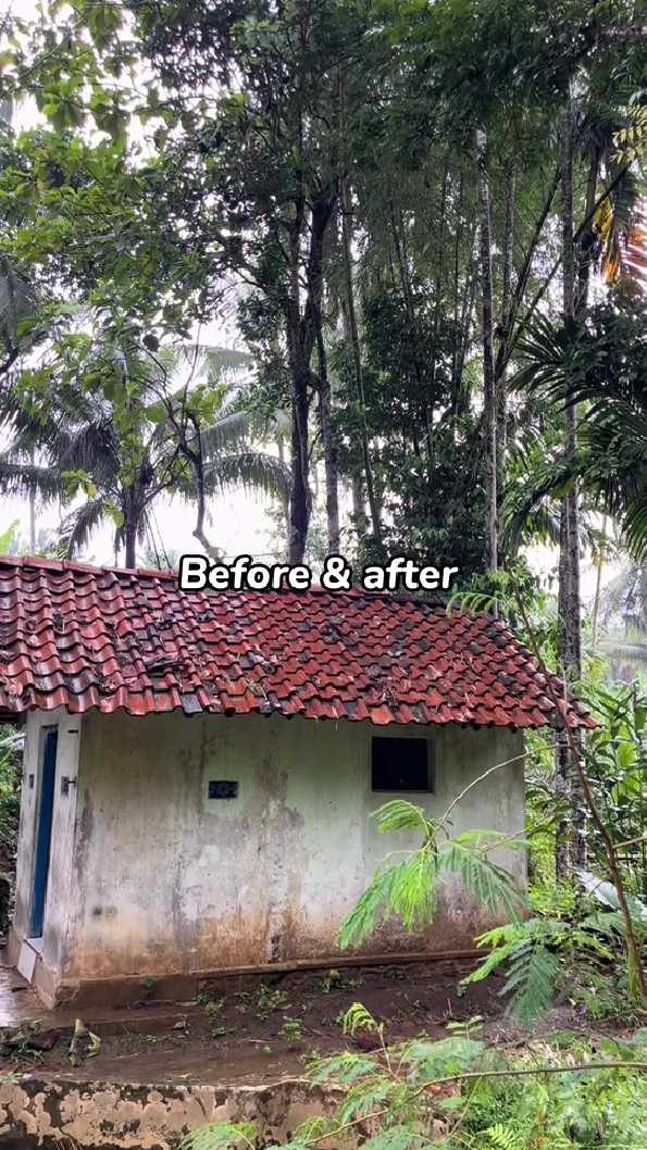 Aksi anak muda renovasi musala kumuh berusia 27 tahun ini bikin salut, ini 9 potret hasilnya
