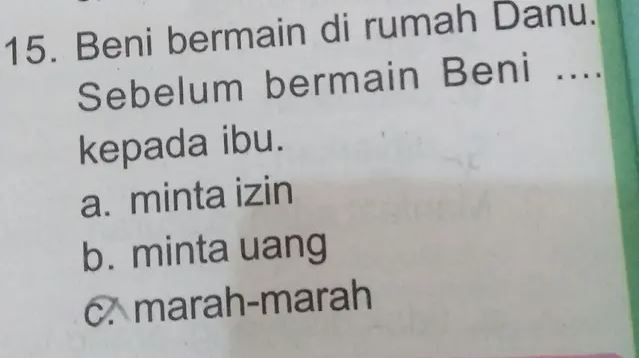 11 Jawaban kocak siswa saat menjawab soal pilihan ganda, auto dapat nilai jelek