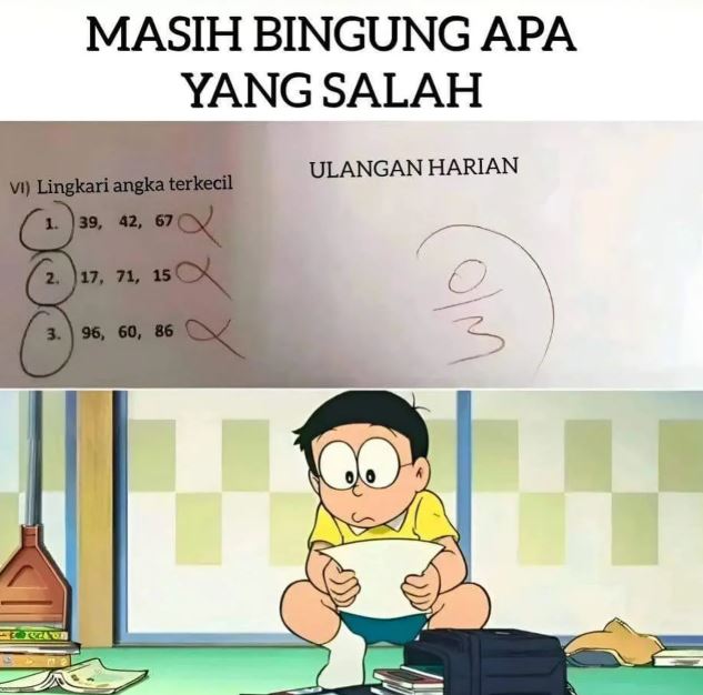 11 Jawaban lucu soal matematika ini bukti siswa sudah menyerah, Jerome Polin auto geleng kepala