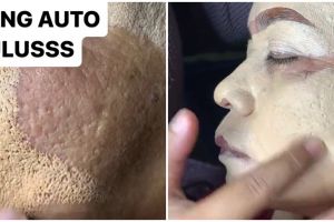 Punya bopeng dan pori-pori lebar, transformasi ibu-ibu dirias MUA ini hasilnya mulus tampak awet muda