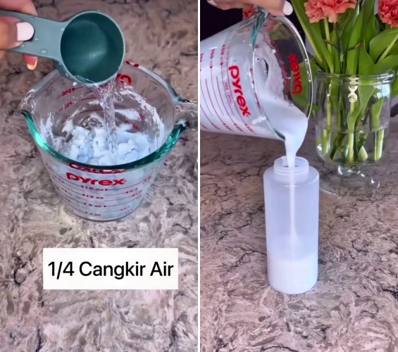 Cara bikin pembersih serbaguna untuk hempaskan noda pada stainless steel, cuma pakai 2 bahan dapur