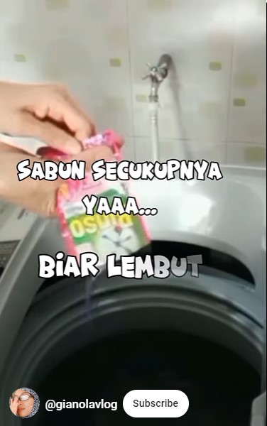 Cara mencuci handuk yang kasar dan kotor jadi bersih lembut seperti baru, manfaatkan 1 bahan dapur
