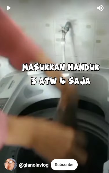 Cara mencuci handuk yang kasar dan kotor jadi bersih lembut seperti baru, manfaatkan 1 bahan dapur