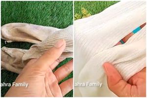 Trik bersihkan kaus kaki dekil tanpa perlu disikat, cuma pakai 1 alat sederhana