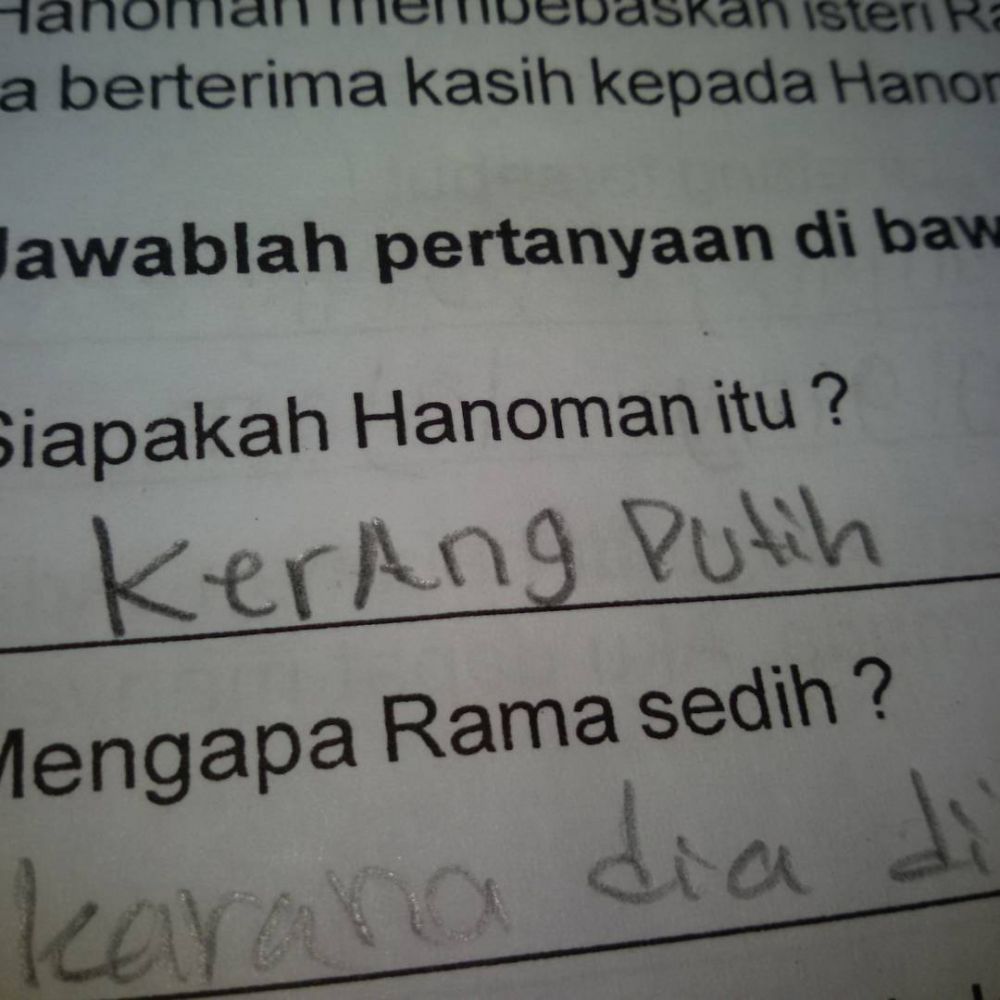 11 Jawaban lucu soal esai di lembar kerja siswa ini isinya bikin guru geleng kepala