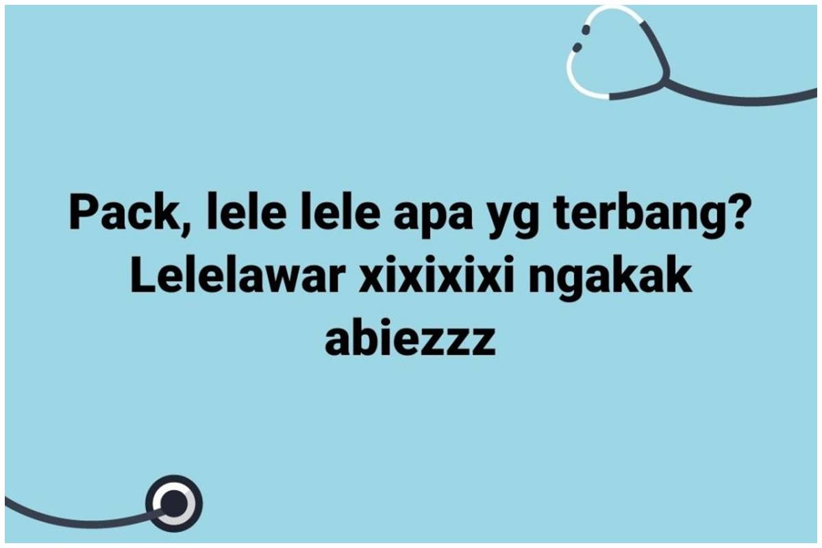 11 Jawaban lucu tebak-tebakan di Facebook ini receh abis, bapak-bapak pasti tertawa bacanya