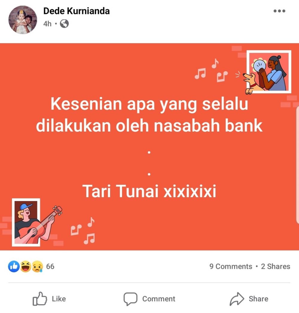 11 Jawaban lucu tebak-tebakan di Facebook ini receh abis, bapak-bapak pasti tertawa bacanya