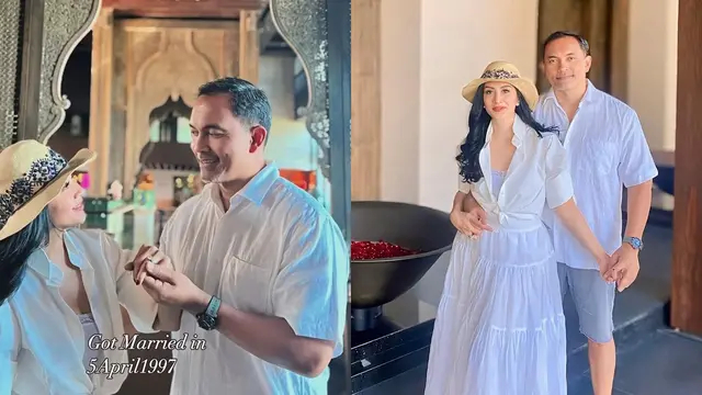 6 Potret Diah Permatasari dan suami rayakan 28 tahun pernikahan, mesranya bak remaja kasmaran