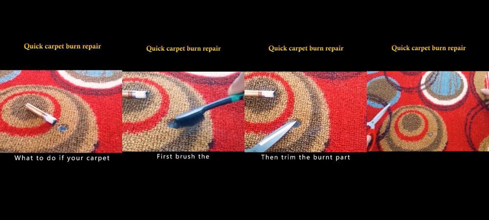 Tak perlu ganti baru, ini cara menambal noda hangus terbakar pada karpet, pakai 1 bahan perekat