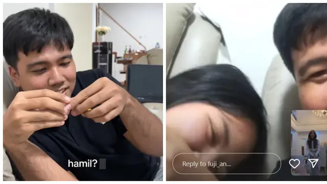 6 Momen bahagia istri Frans Faisal umumkan hamil anak pertama selang 2 bulan nikah, bikin Fuji girang