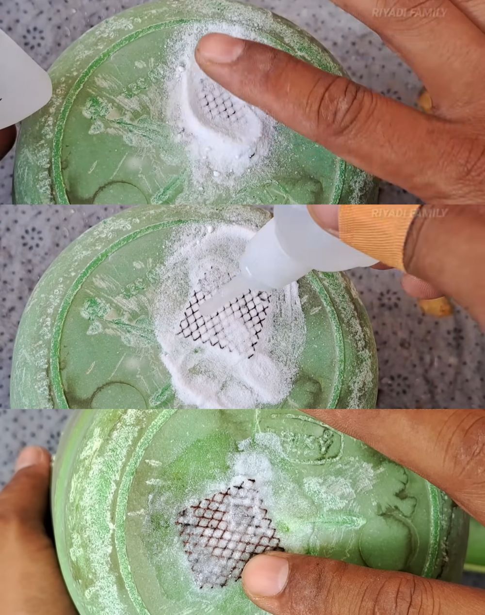 Nggak perlu beli baru, ini cara menambal gayung yang jebol dengan tambahan 1 bahan masak