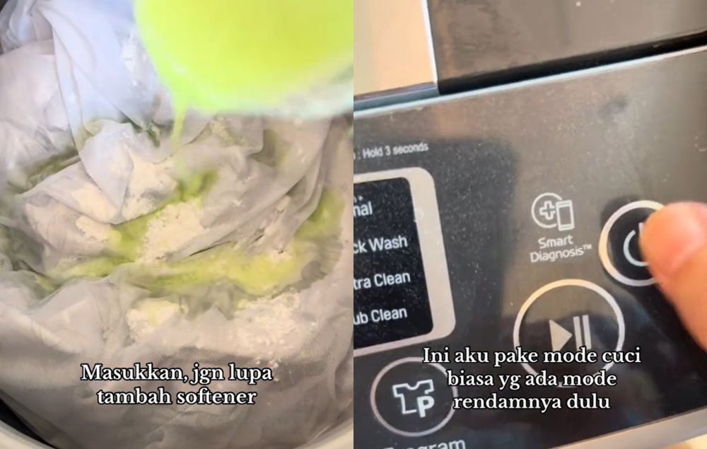 Trik mencuci sprei kotor tak perlu direndam detergen, bersih maksimal cukup tambah 1 bahan dapur
