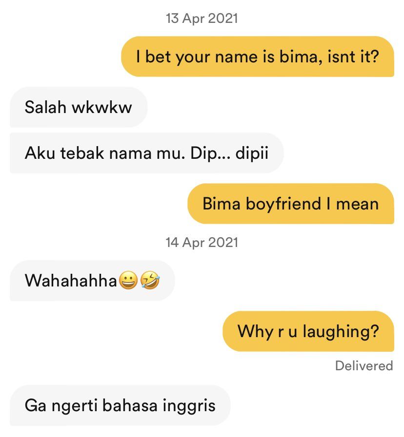 11 Jawaban lucu orang diajak kenalan lewat chat pakai bahasa Inggris ini bikin ketawa geli