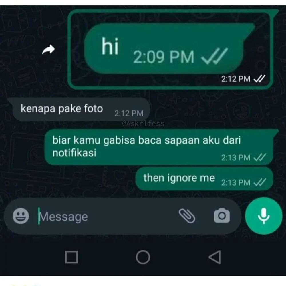 11 Jawaban lucu orang saat dikodein via chat ini endingnya malah bikin ngakak