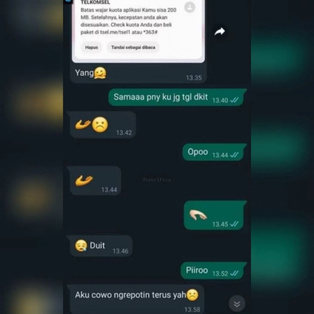 11 Jawaban lucu orang saat dikodein via chat ini endingnya malah bikin ngakak
