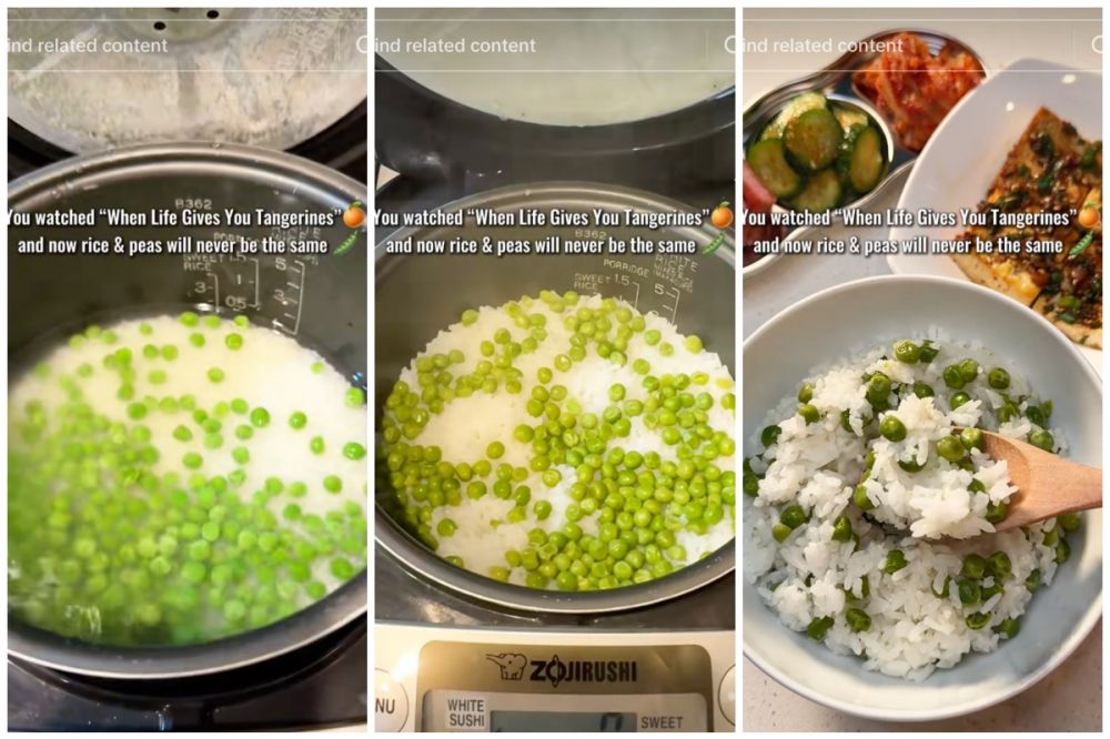 3 Resep nasi kacang polong ala Ae-sun ‘When Life Gives You Tangerines’, lezat dan mudah dibuat