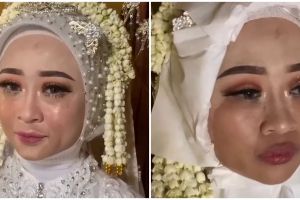 Complexion luntur dan bolong, transformasi pengantin usai di-retouch MUA ini hasilnya bak makeup ulang
