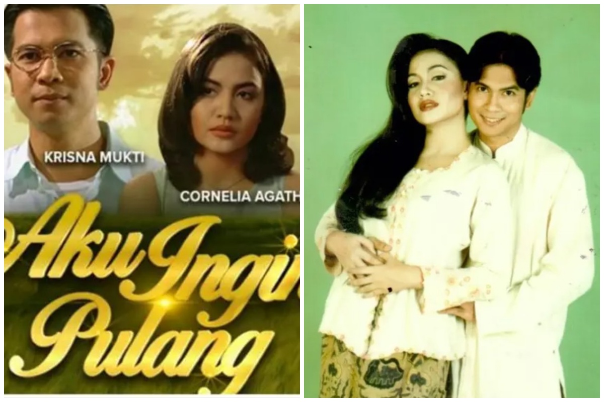 'Pasangan' idola 90-an, ini 8 potret lawas Krisna Mukti-Cornelia Agatha di sinetron Aku Ingin Pulang