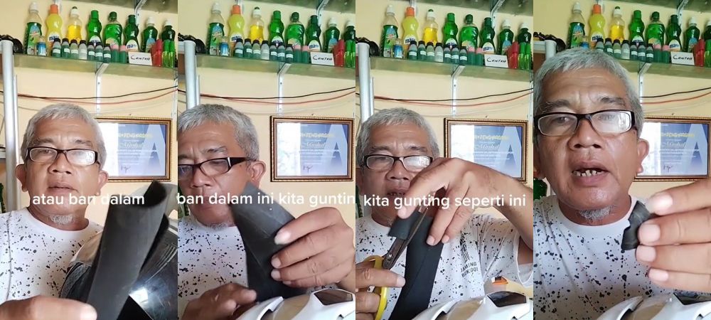 Jangan buru-buru diganti baru, ini cara perbaiki kaca helm longgar jadi kencang pakai 1 barang bekas