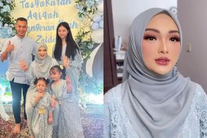 7 Potret Zaskia Gotik gelar akikah anak ketiga, akrab dengan putri sambung