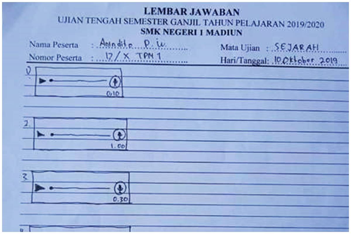 11 Jawaban kocak siswa saat ujian sekolah ini isinya menguji kesabaran guru