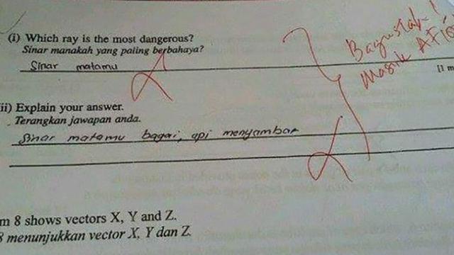 11 Jawaban kocak siswa saat ujian sekolah ini isinya menguji kesabaran guru