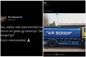 12 Jawaban lucu warga X saat diminta rekomendasi botol minum berdesain 'laki' banget, random abis