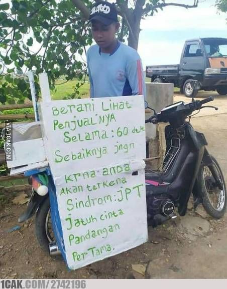 11 Potret lucu gerobak penjual pentol ini bentuk dan tulisannya bikin cengar-cengir seharian