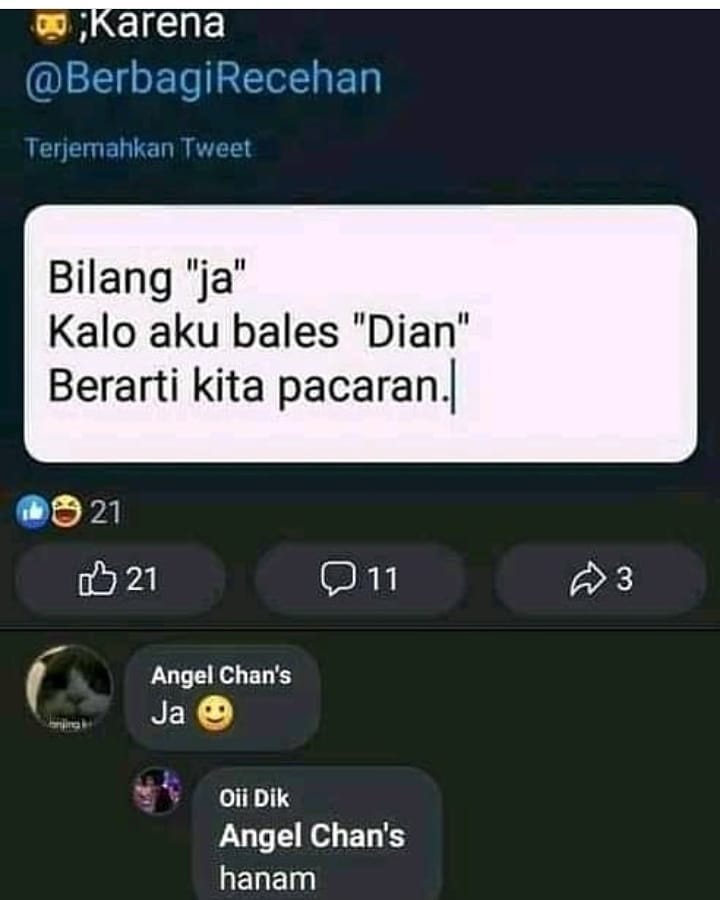 13 Jawaban lucu warga Facebook di kolom komentar ini bikin gigit jari, recehnya nggak ketolong